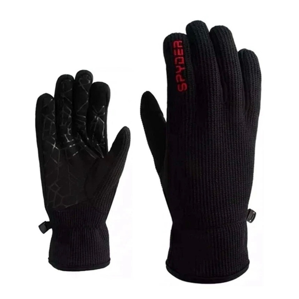 NWT Lot 2 PR Spyder Core Conduct Men's Gloves Sz M Touchscreen Compatible Black - Picture 15 of 16